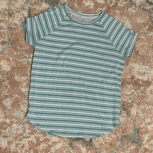 Athleta Striped Comeback Tee
